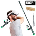 DriVR Elite - Adjustable VR Weighted Golf Club Handle Accessory - Compatible with Quest 2, 3/3s, and Pro